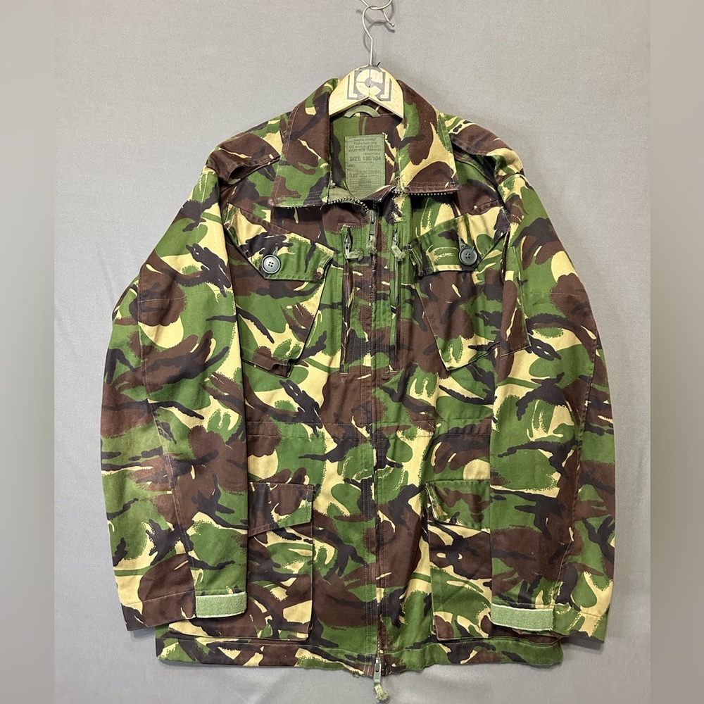 Vintage Smock Combat Army Jacket NATO Tiger Camouflage